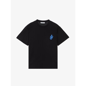 JW앤더슨 남여공용 앵커 패치 반팔 티셔츠 (JT0061 PG0772 999) 블랙